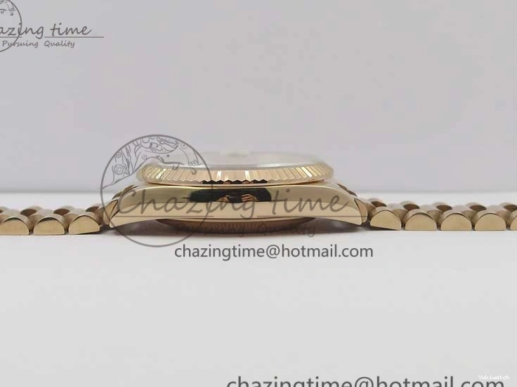 Maker Day-Date 128239 RG Black on Crystral Edition Bracelet RG Best Dial Markers 36 Bp President 1221